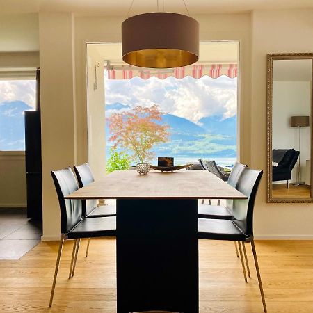 Panorama Boutique Apartment With Air Condition, Spa Entry In Solbadhotel Sigriswil Eksteriør bilde