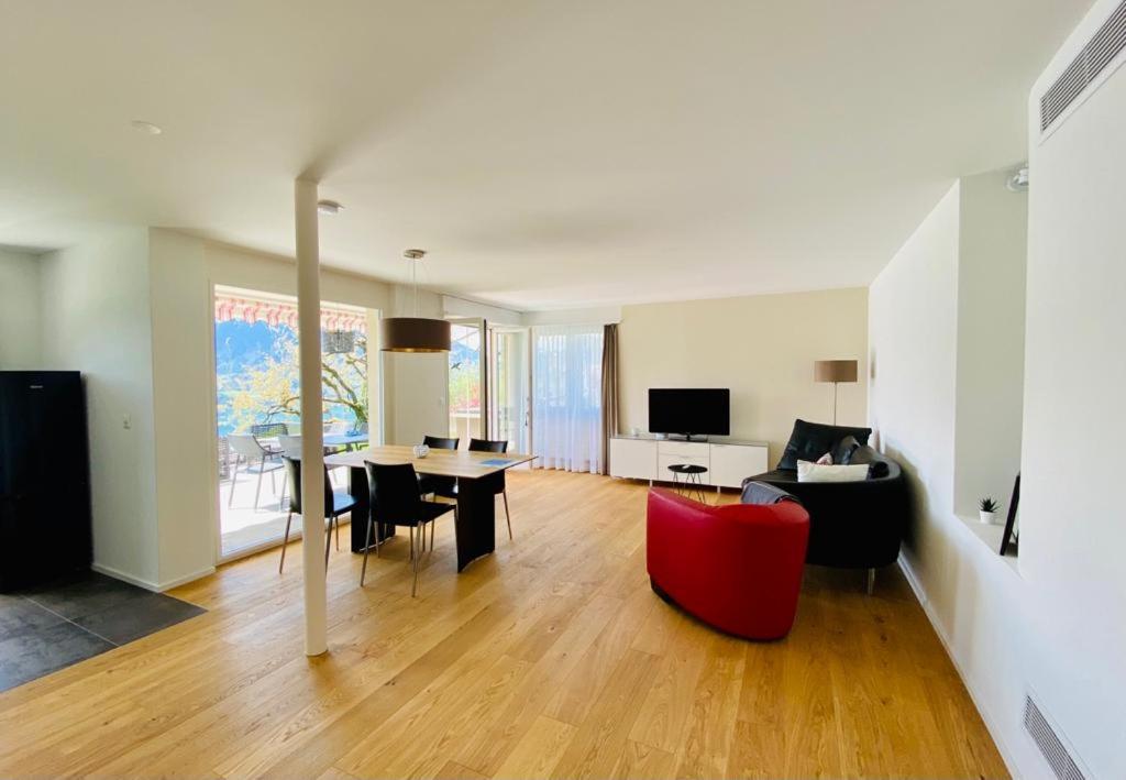 Panorama Boutique Apartment With Air Condition, Spa Entry In Solbadhotel Sigriswil Eksteriør bilde
