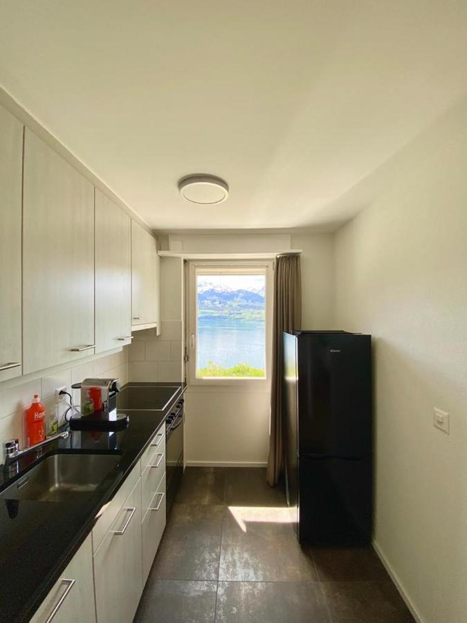 Panorama Boutique Apartment With Air Condition, Spa Entry In Solbadhotel Sigriswil Eksteriør bilde